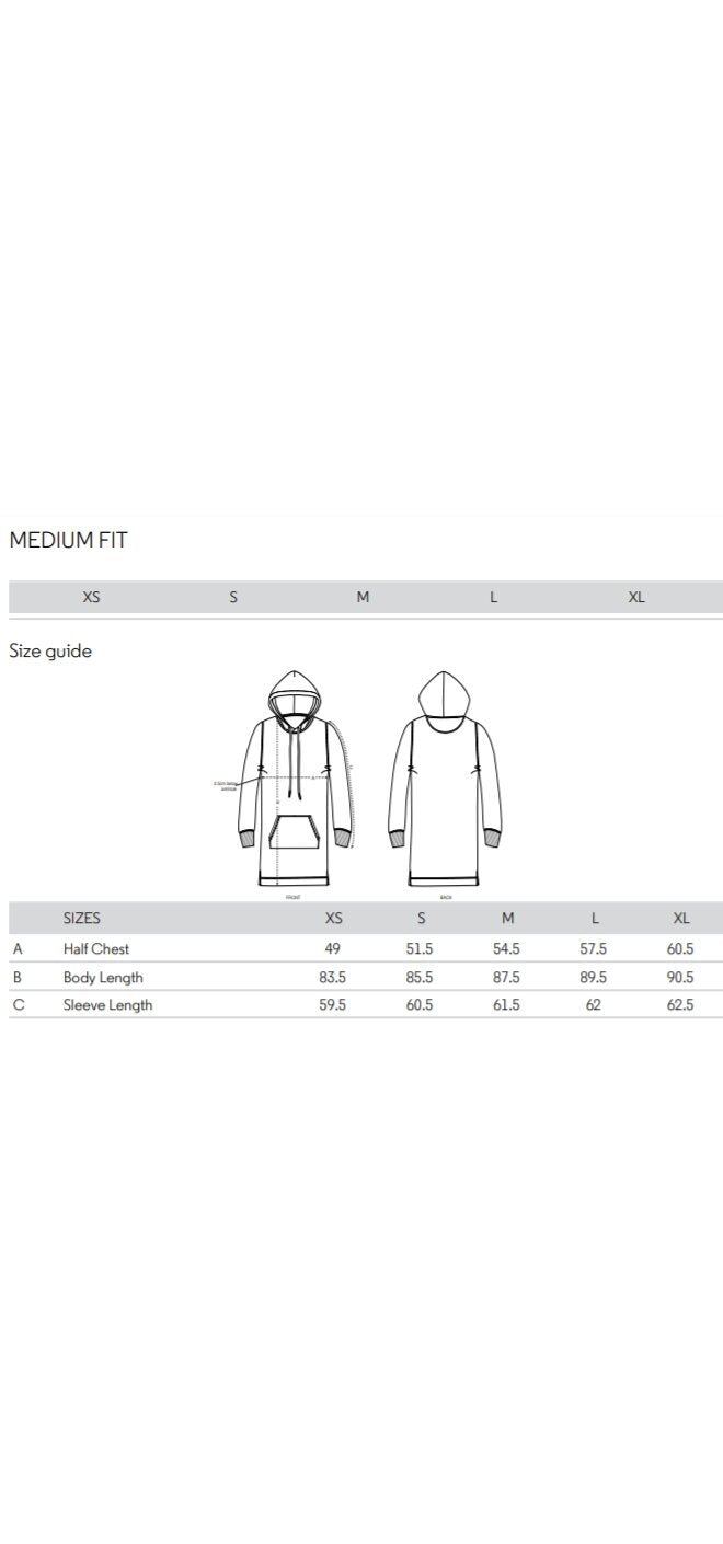 Hoodie-Kleid in Karamellfarbe + Fliegen in 3DPrint / 350g Bio-Baumwolle