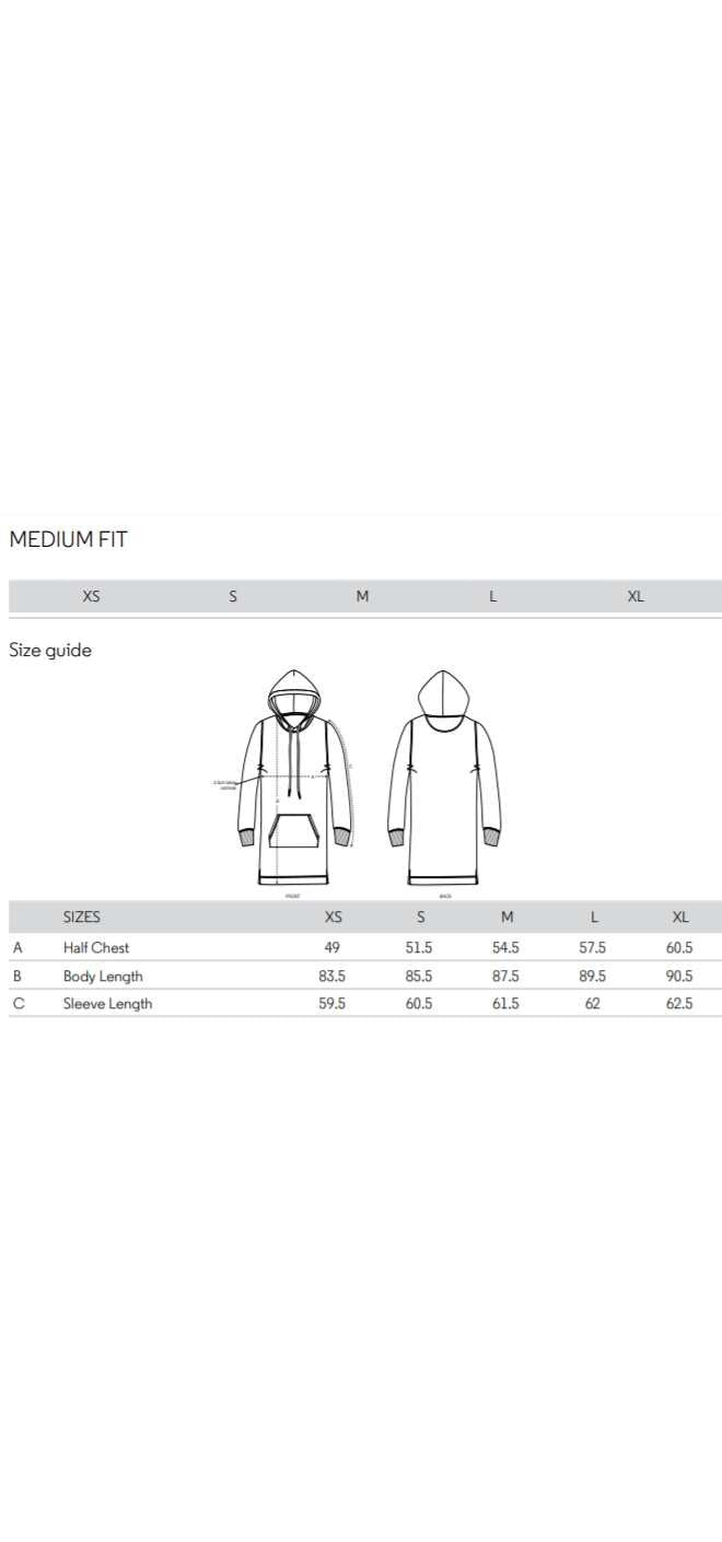 Graues Hoodie-Kleid und schwarzer GlitzerSchmetterling vorne und hinten/ 300g Baumwolle