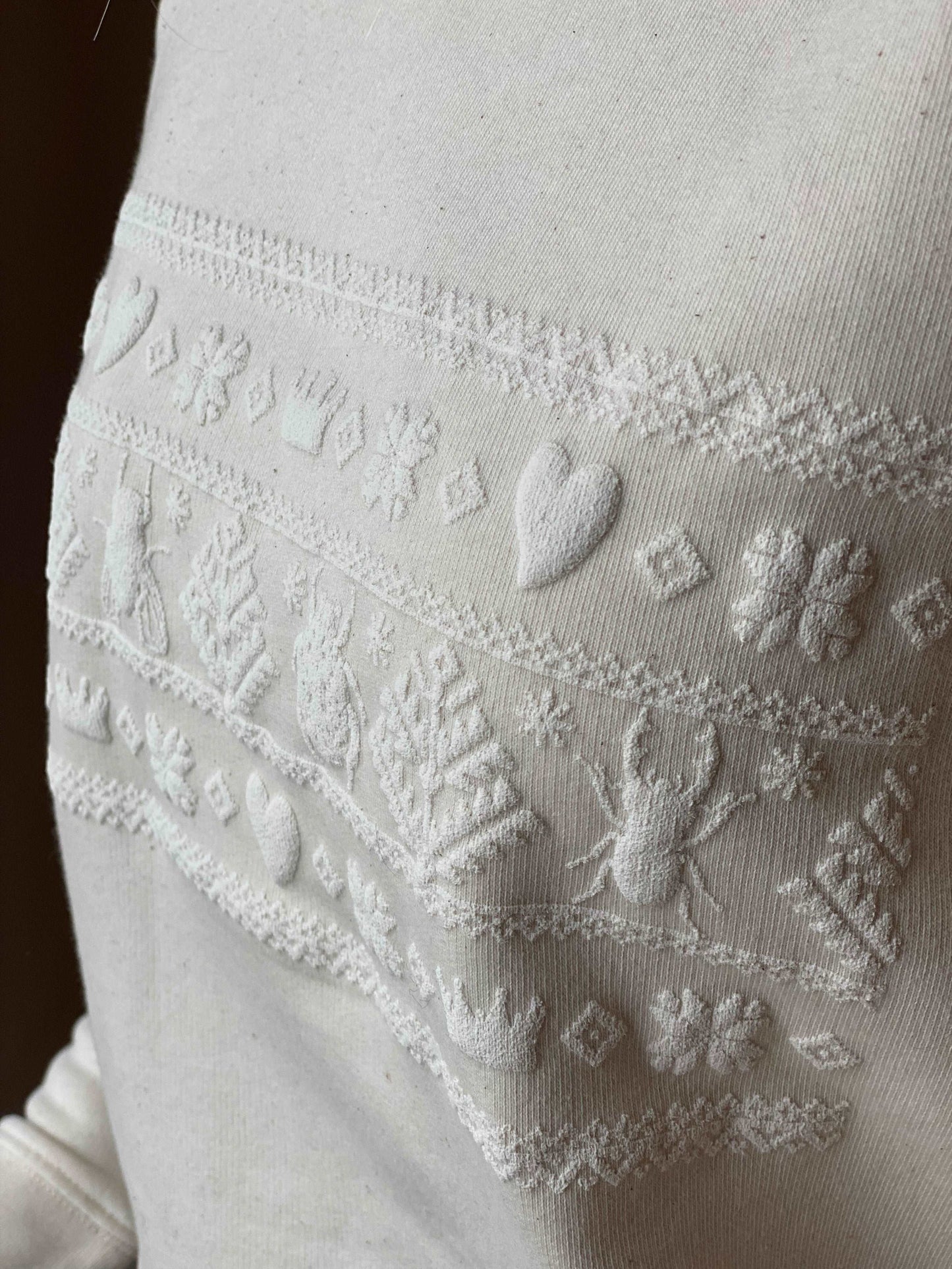 Pullover mit norwegischen Muster Bio-Baumwolle, Damenmodell