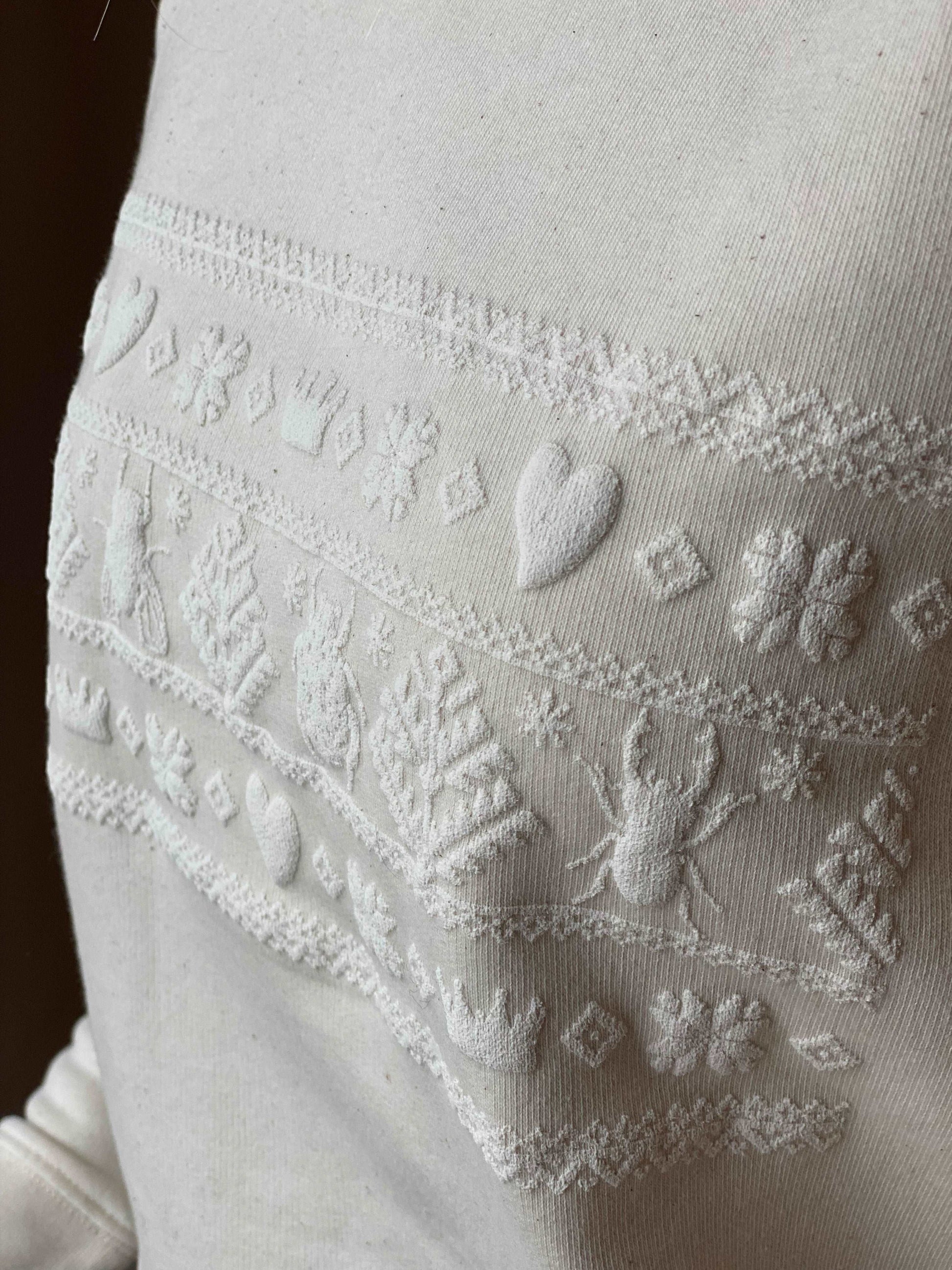 Pullover mit norwegischen Muster Bio-Baumwolle, Damenmodell