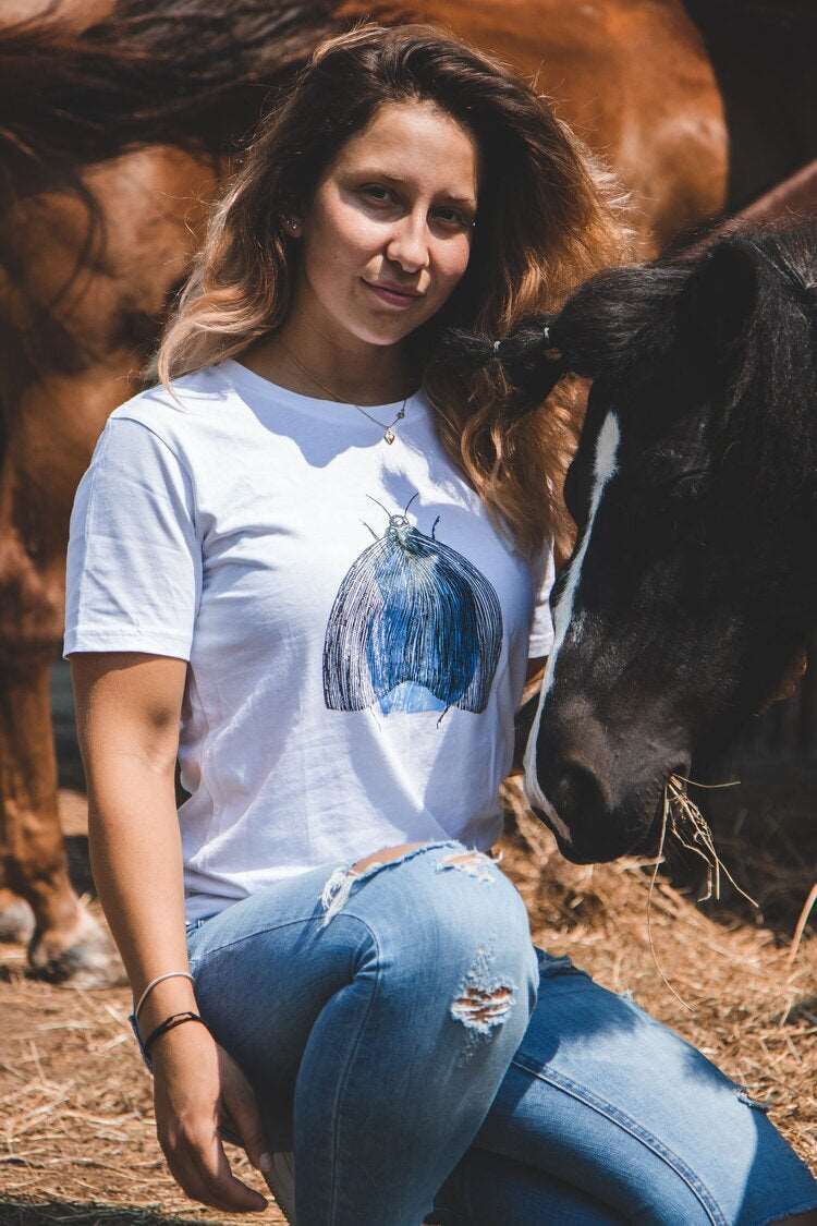 Motte, weißes T-shirt mit Kurz- und Langarm, mit oder ohne Kapuze, Bio-Baumwolle