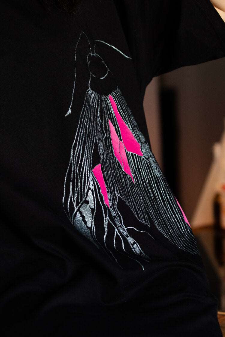 Langes übergroßes T-Shirt (auch als kurzes Kleid) 180g Bio-Baumwolle