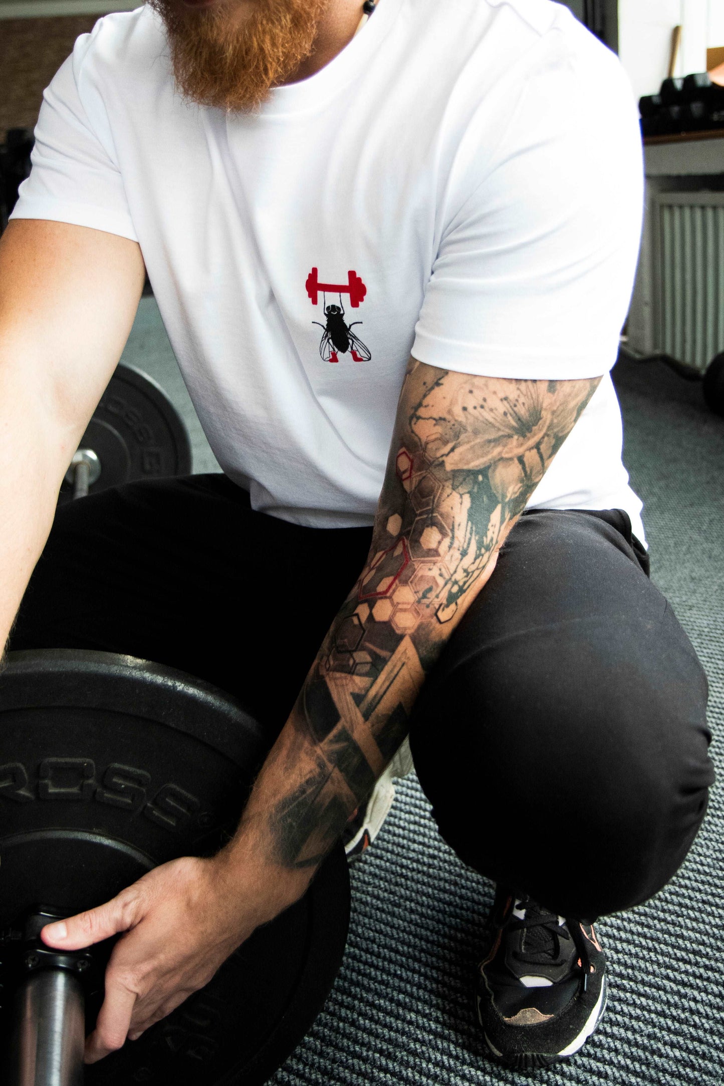 Fitnessfliege – T-Shirt, 100% Bio-Baumwolle