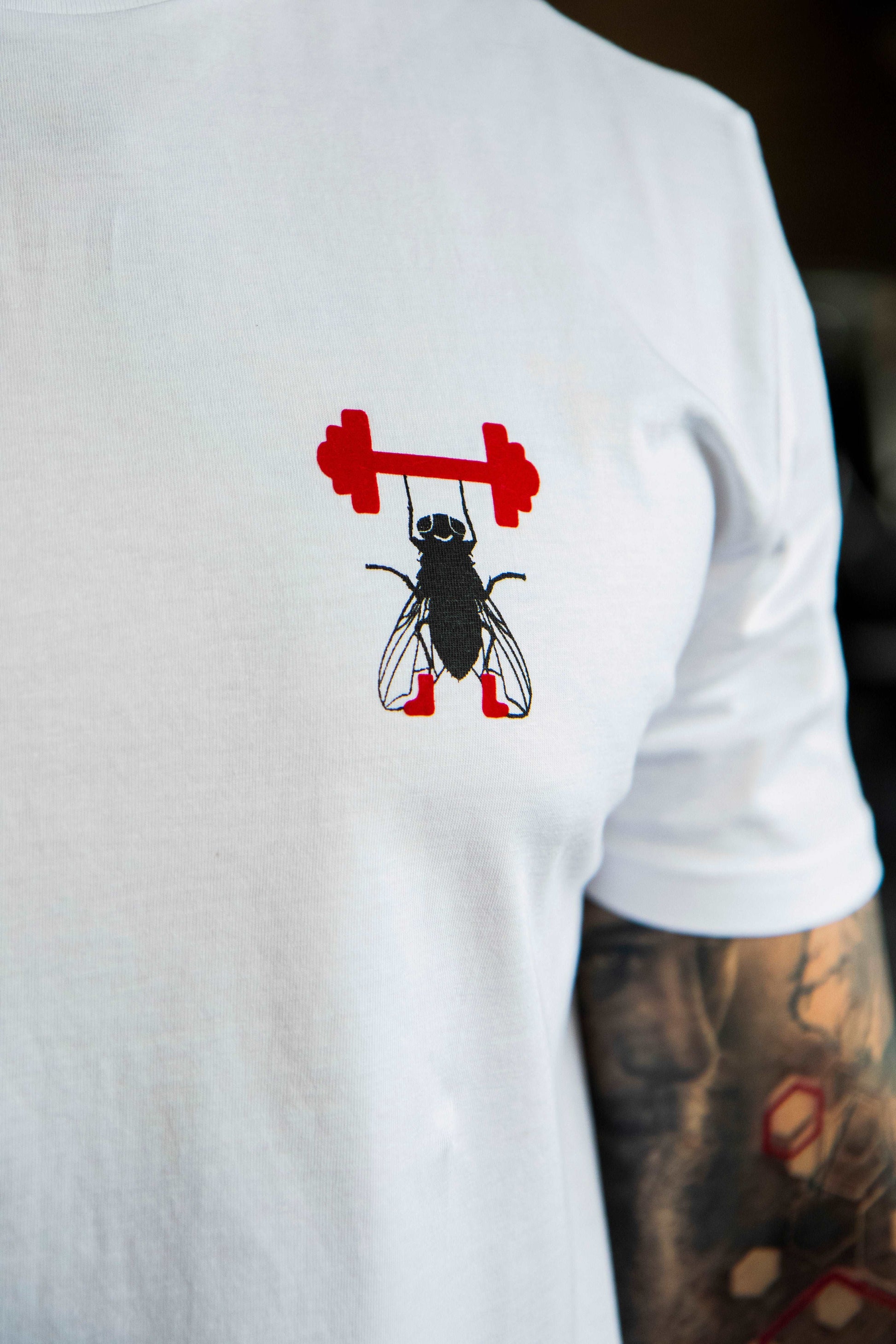 Fitnessfliege – T-Shirt, 100% Bio-Baumwolle