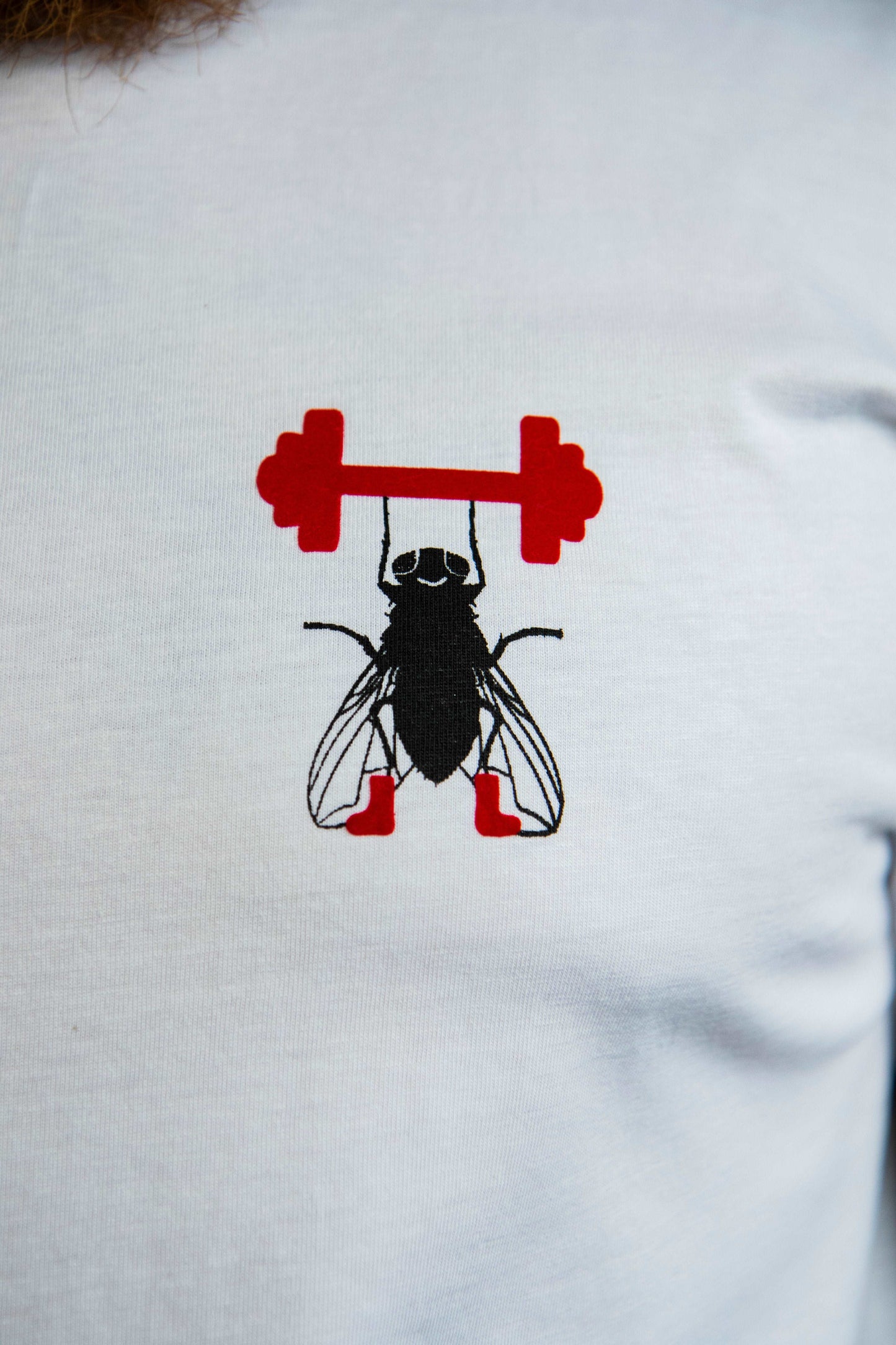 Fitnessfliege – T-Shirt, 100% Bio-Baumwolle