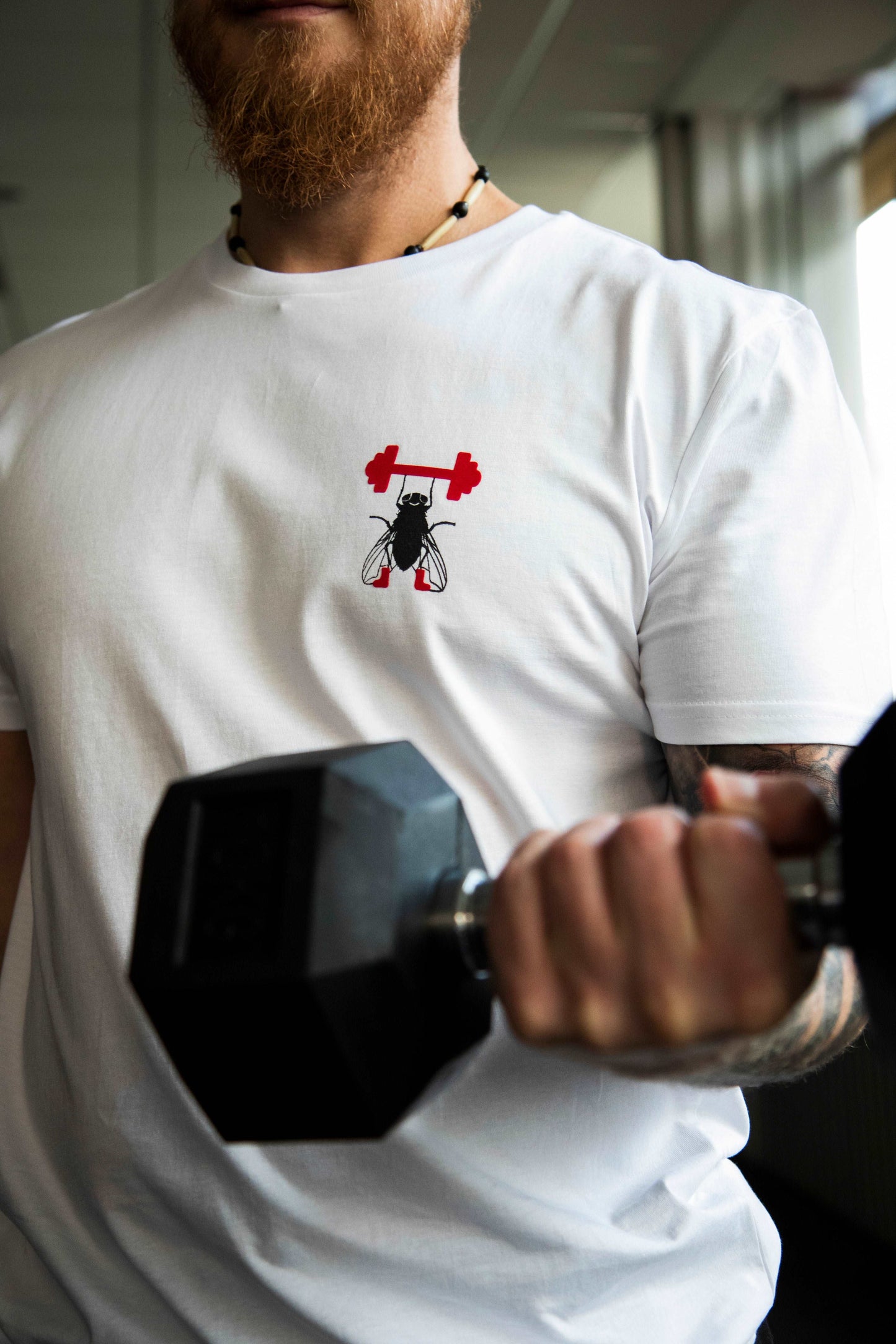 Fitnessfliege – T-Shirt, 100% Bio-Baumwolle