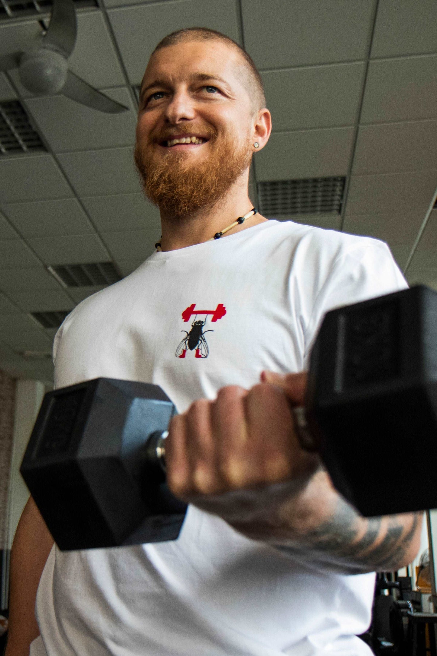Fitnessfliege – T-Shirt, 100% Bio-Baumwolle